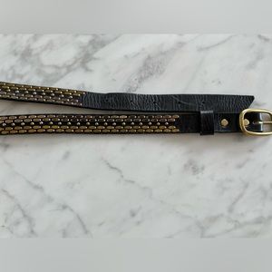 Navy Calleen Cordero Belt